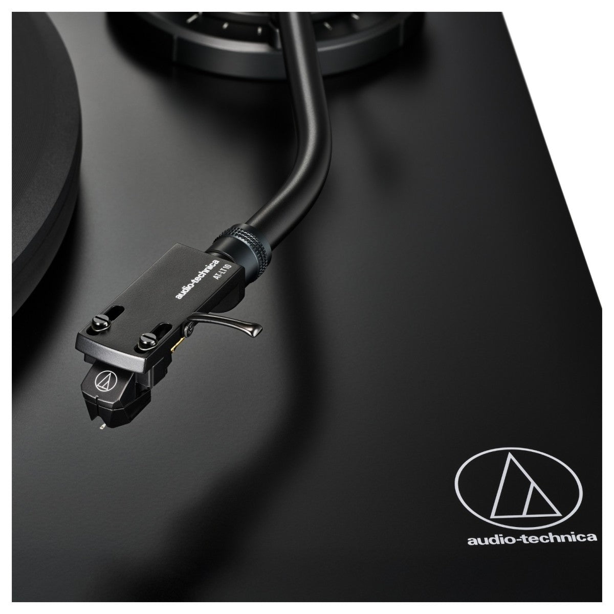 Audio Technica AT-LP7X Fully Manual Belt-Drive Turntable with Built-in Phono Pre-amp for MM/MC Cartridges - Black