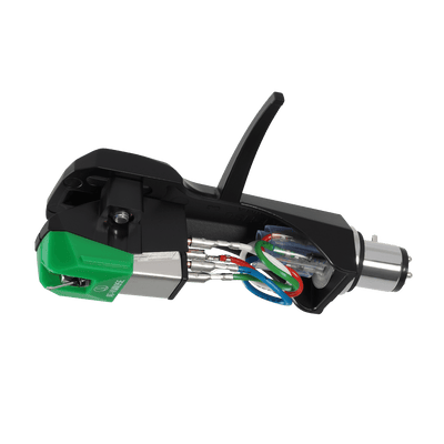 Audio Technica AT-VM95E/H VM95 Series Elliptical Stereo Cartridge on AT-HS6 Headshell