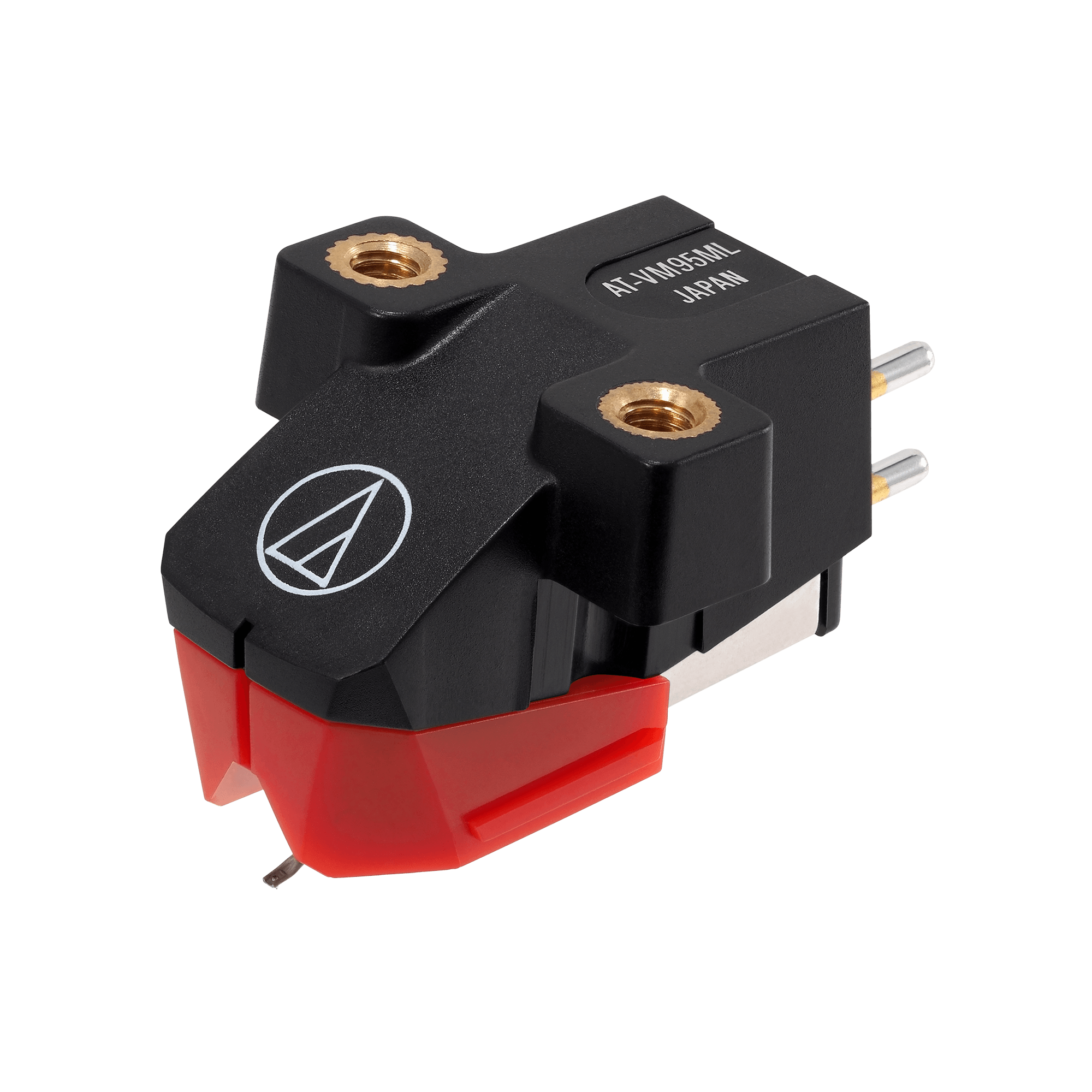 Audio Technica AT-VM95ML/H VM95 Series Microlinear Stereo Cartridge on AT-HS6 Headshell