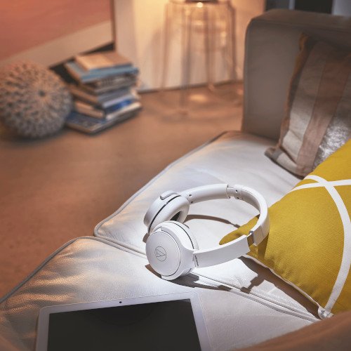 Audio Technica ATHS220BTWH Wireless Headphones White