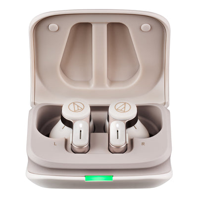 Audio Technica ATHTWX7 Wireless Earbuds White
