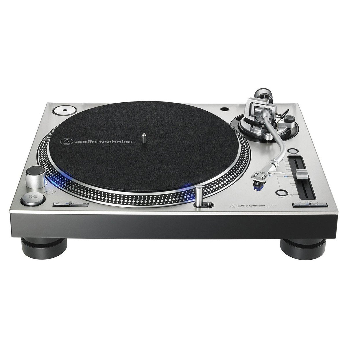 Audio Technica ATLP140XPSVEUK Direct Drive Professional DJ Turntable Silver