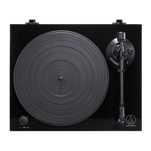 Audio Technica ATLPW50PB Fully Manual Belt-Drive Turntable Piano Black