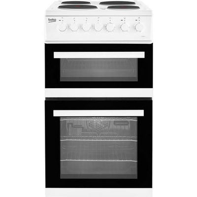 Beko EDP503W 50cm Electric Double Oven with Grill Cooker White
