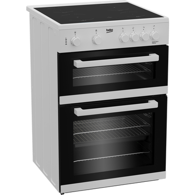 Beko ETC611W 60cm Oven Electric Cooker with Ceramic Hob White