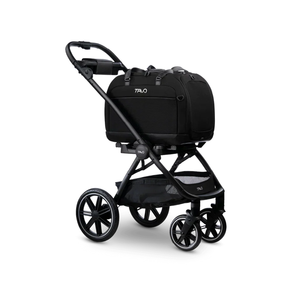 Tavo Hendrick Pet Car Seat + Hendrick Adapter + Roscoe Trek Stroller