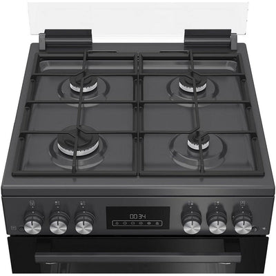 Blomberg GGRN655N 60cm Freestanding Double Oven Gas Cooker Anthracite