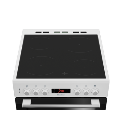 Blomberg HKN65W 60cm Electric Double Oven with Ceramic Hob White