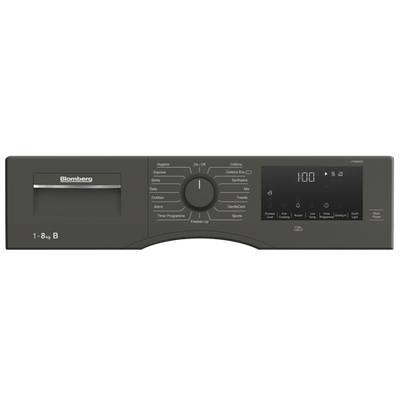 Blomberg LTK38030G 8kg Condenser Tumble Dryer Graphite