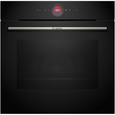Bosch HBG7341B1B 60cm Series 8 Catalyic Electric Built in Single Oven with Air Fry Function in Black