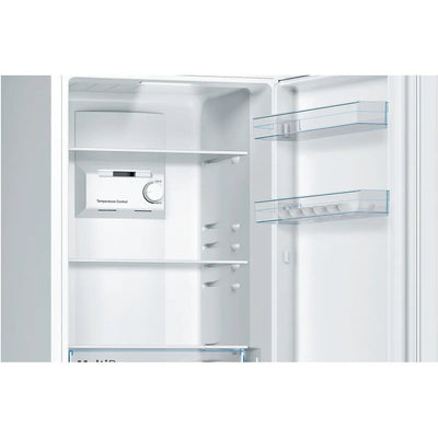 Bosch KGN33NWEBG Series 2 Freestanding No Frost Fridge Freezer White - E Rated