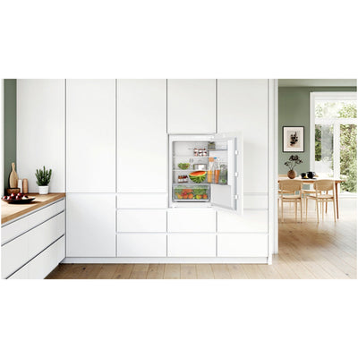 Bosch KIR21NSE0 Series 2 Fully Integrated Larder Fridge with Sliding Hinge - E Rated