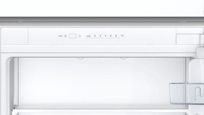 Bosch Series 2 KIV87NSE0G Low Frost Built In Fridge Freezer With Sliding Hinge White