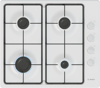 Bosch Series 2 PBP6B2K60 60cm Gas Hob White
