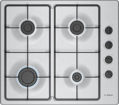 Bosch Series 2 PBP6B5K60 60cm Gas Hob Stainless Steel