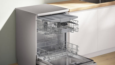 Bosch Series 2 SMS2HVI06G Freestanding Dishwasher 14 Place Settings Brushed steel