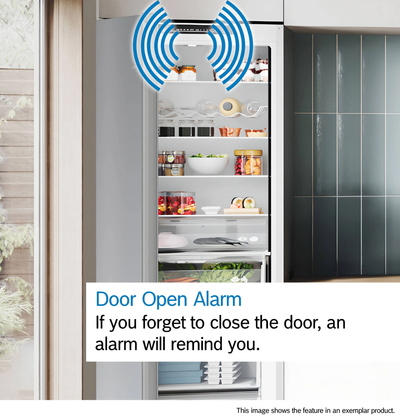 Bosch Series 4 KGN86VIEAG Freestanding No Frost Fridge Freezer Brushed Steel