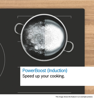 Bosch Series 4 PVS811B16E 80cm Induction Hob With Integrated Ventilation System