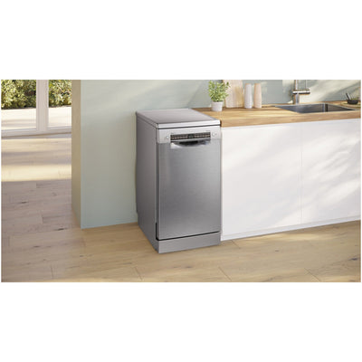 Bosch Series 4 SPS4HMI14G Freestanding 45 cm Slimline Dishwasher 10 Place Settings Brushed Steel