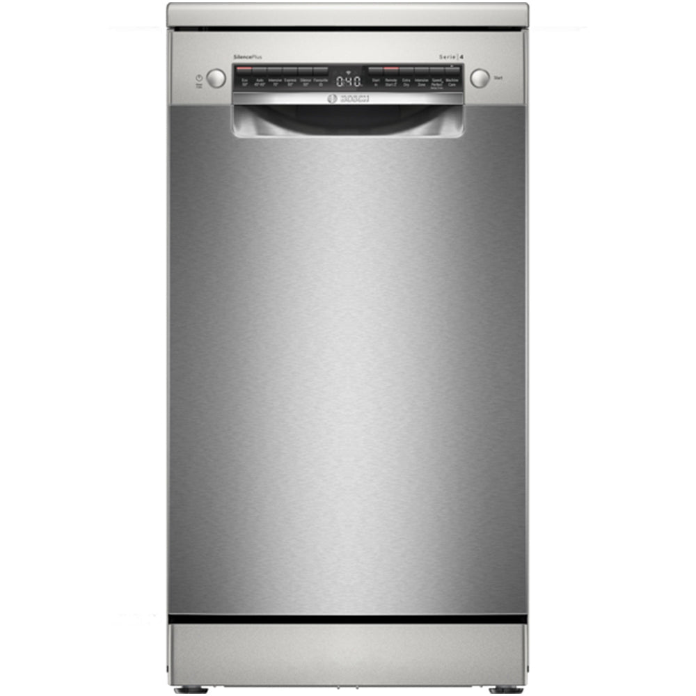 Bosch Series 4 SPS4HMI14G Freestanding 45 cm Slimline Dishwasher 10 Place Settings Brushed Steel