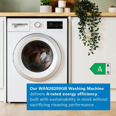 Bosch Series 4 WAN28259GB Washing Machine 9kg 1400 Spin White - Clearance