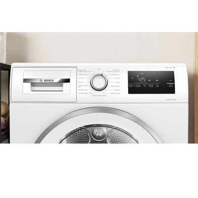 Bosch Series 4 WTH85226GB 8kg Freestanding Heat Pump Tumble Dryer White - A++ Rated