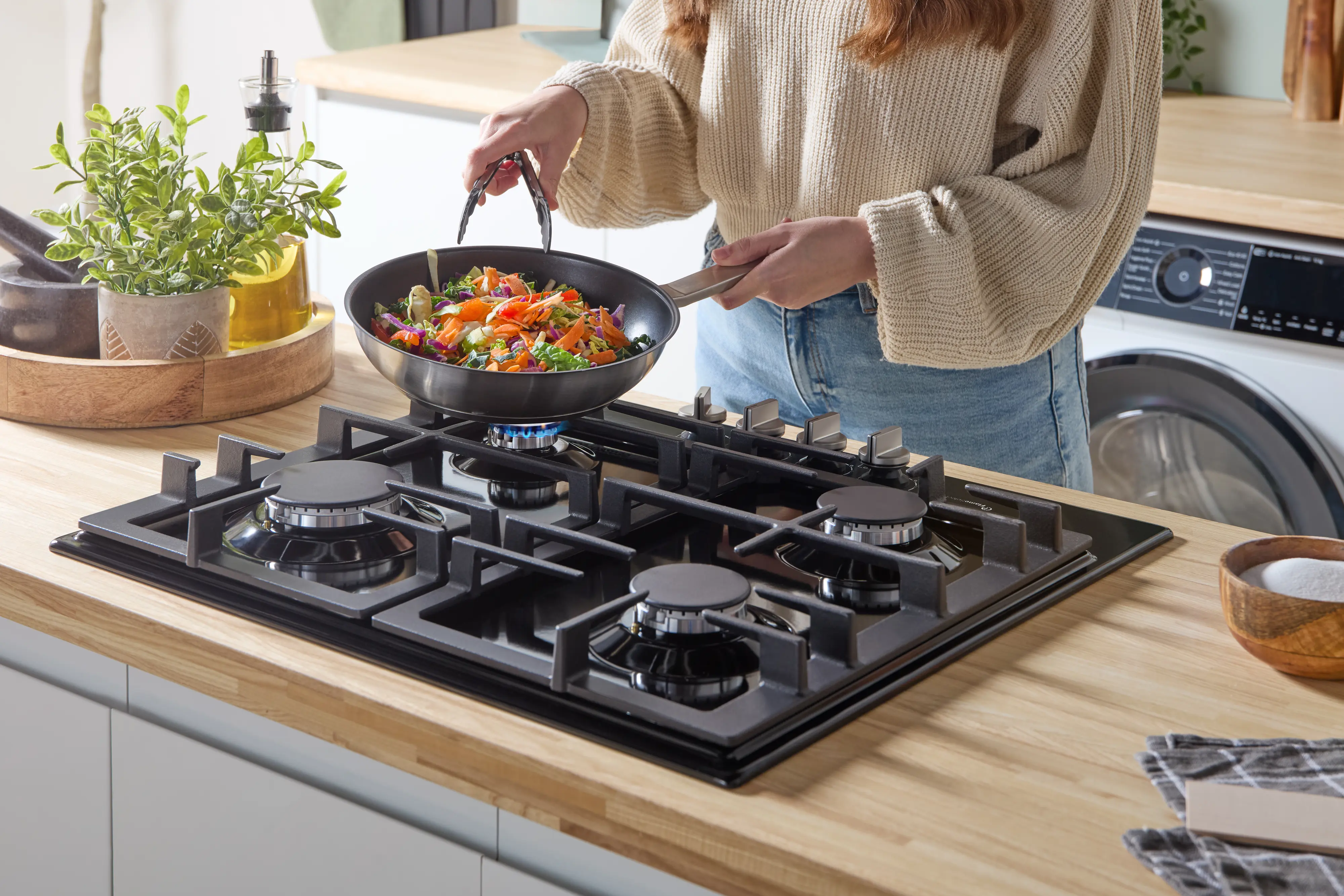 Bosch Series 6 PCP6A6I90 60cm Gas Hob Black