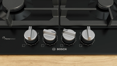 Bosch Series 6 PCP6A6I90 60cm Gas Hob Black