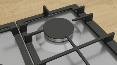 Bosch Series 6 PCQ7A5I90 75cm Gas Hob Stainless Steel