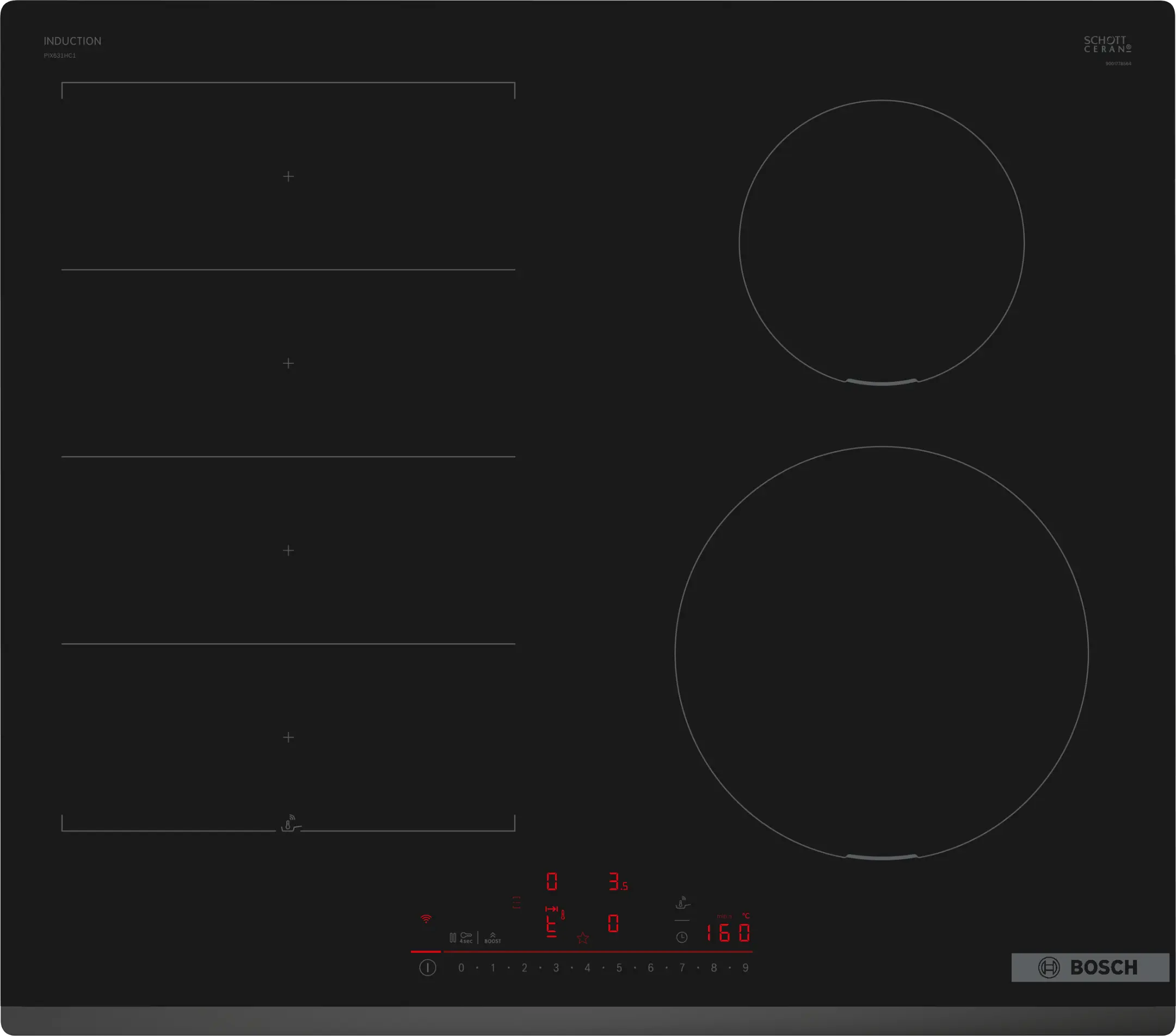 Bosch Series 6 PIX631HC1E 60cm Flex Induction Hob