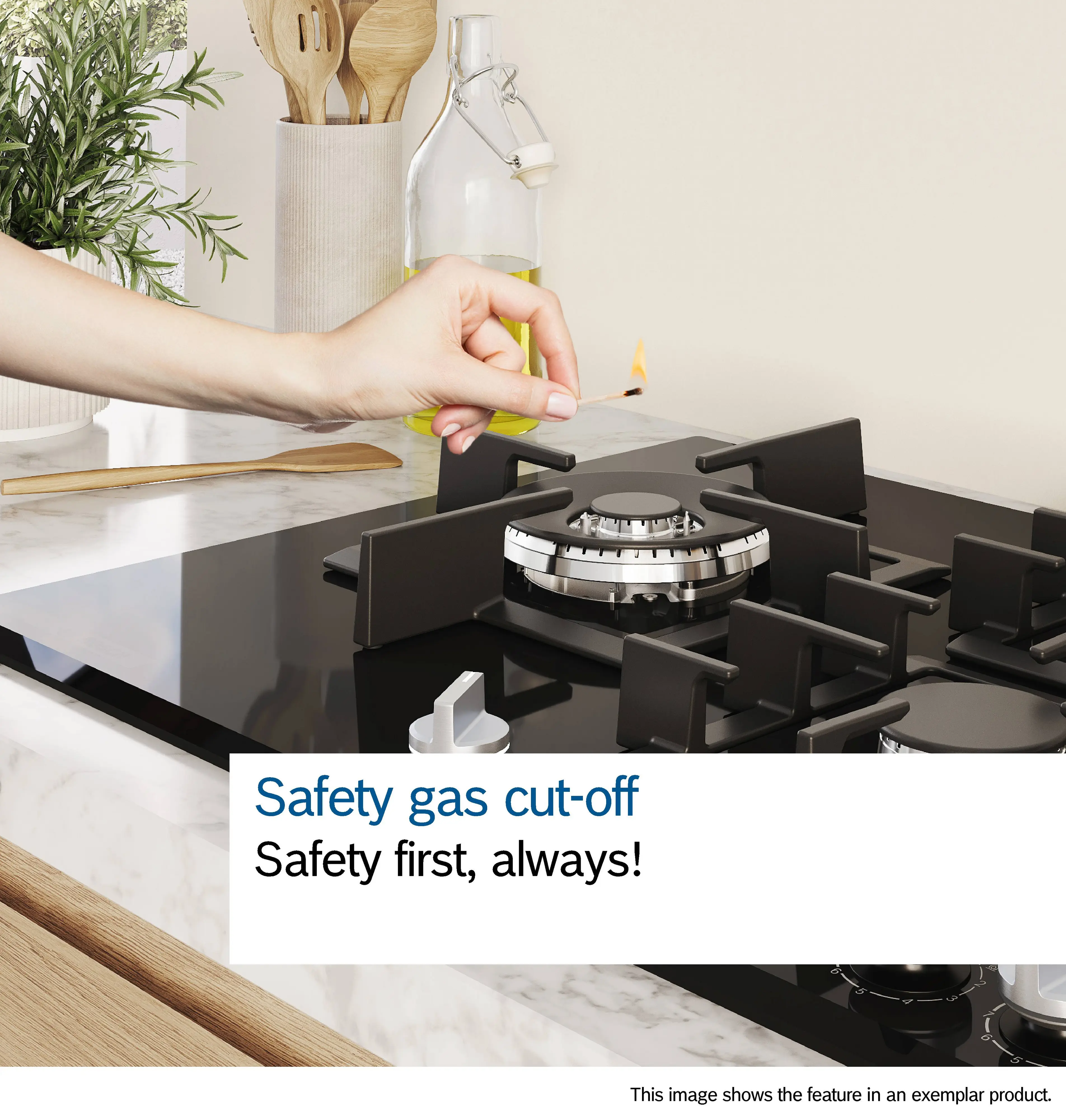 Bosch Series 6 PPM9A6I40 90cm Gas Hob