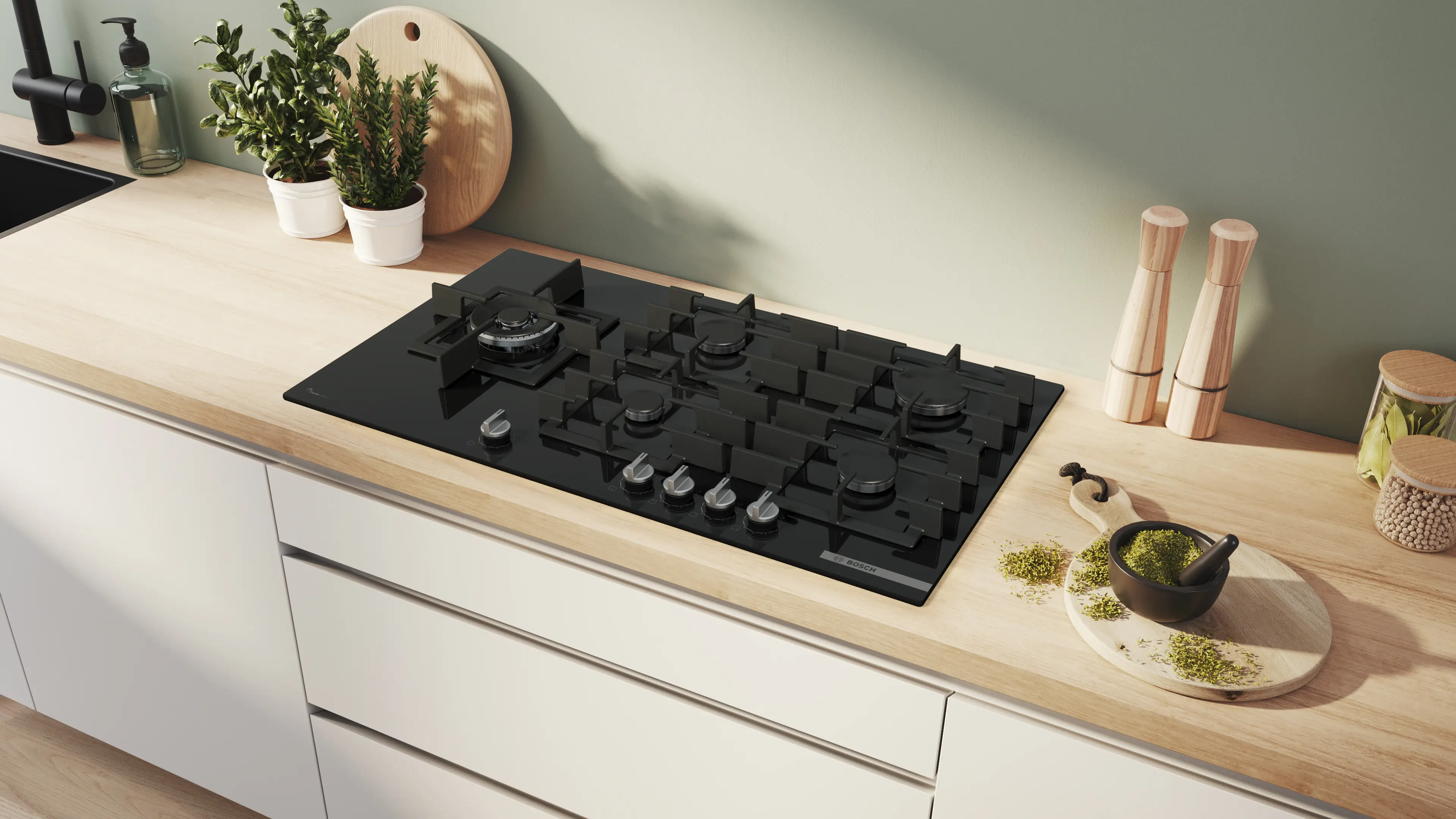 Bosch Series 6 PPM9A6I40 90cm Gas Hob