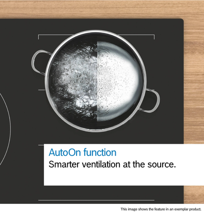 Bosch Series 6 PVQ731H26E 70cm Induction Hob With Integrated Ventilation System