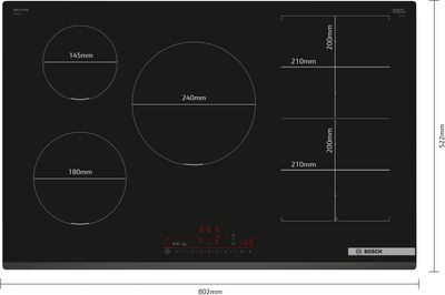Bosch Series 6 PXV831HC1E 80cm Flex Induction Hob