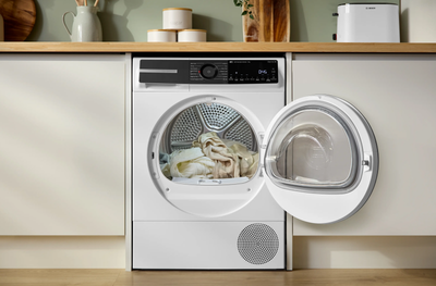 Bosch Series 6 WQH246D9GB Freestanding 9kg Heat Pump Tumble Dryer White