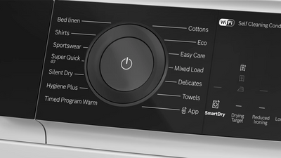 Bosch Series 6 WQH246D9GB Freestanding 9kg Heat Pump Tumble Dryer White