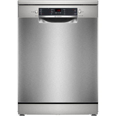 Bosch SMS26AI08G Series 2 Freestanding Dishwasher 60cm Brushed Steel with 12 Place Settings