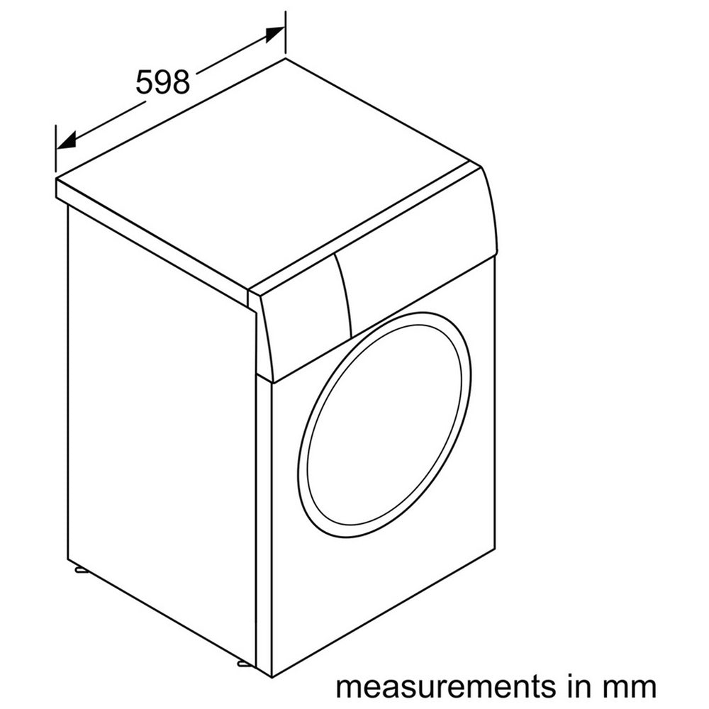 Bosch WAN28255GB Series 4 9kg 1400 Spin Freestanding Front Load Washing Machine White