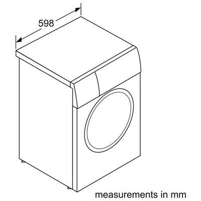Bosch WAN28255GB Series 4 9kg 1400 Spin Freestanding Front Load Washing Machine White