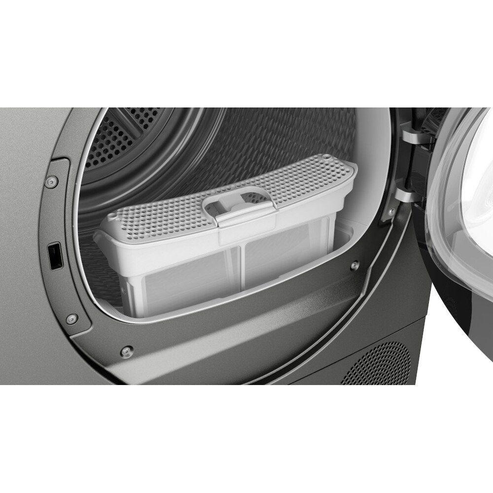 Bosch WQH246DRGB Series 6 Freestanding 9kg Heat Pump Tumble Dryer Grey - A+++ Rated