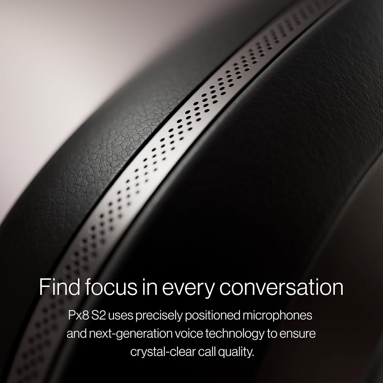 Bowers & Wilkins Px8 S2 Over Ear Noise Cancelling Wireless Headphones - Onyx Black