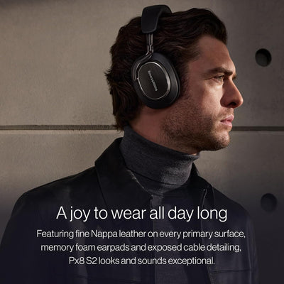 Bowers & Wilkins Px8 S2 Over Ear Noise Cancelling Wireless Headphones - Pearl Blue