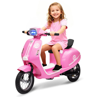 Garvee Ride - G Series: 24V 350W 14MPH Speed Rear Brake Twist Grip Throttle LED Light Blue Durable Pneumatic Tires Outdoor Riding