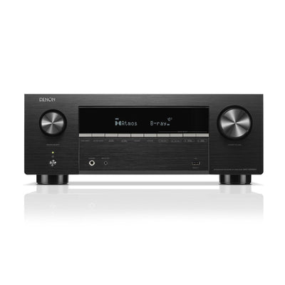 Denon AVC-X3900H 9.4 Ch. 105W 4K/8K Dolby Atmos AV Amplifier Powered by HEOS - Black
