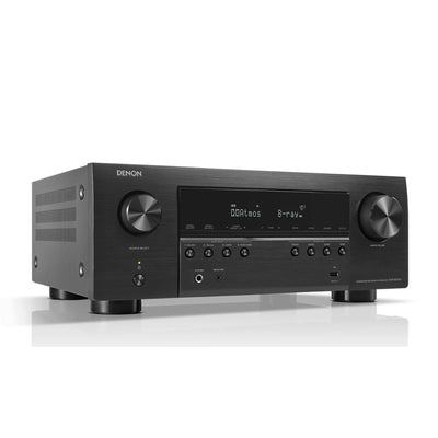 Denon AVRS970H 8K 7.2 Ch Dolby Atmos AV Receiver with Wharfedale Diamond 12.1i HCP 5.1 Speaker Package - Black