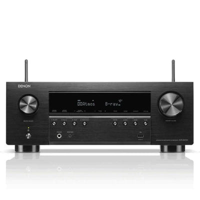 Denon AVRS970H AV Receiver With Wharfedale DX3 HCP 5.1 Speaker Package Walnut