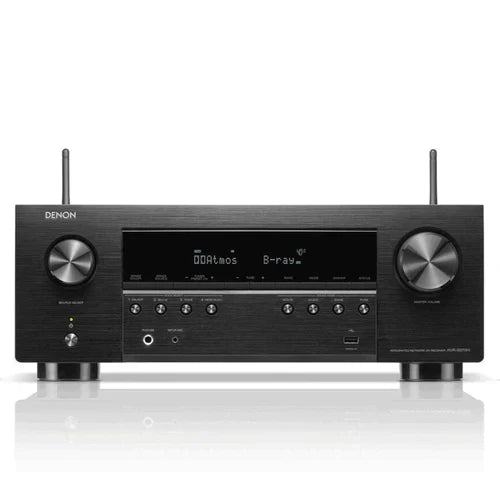 Denon AVRS970H AV Receiver With Wharfedale DX3 HCP 5.1 Speaker Package Walnut