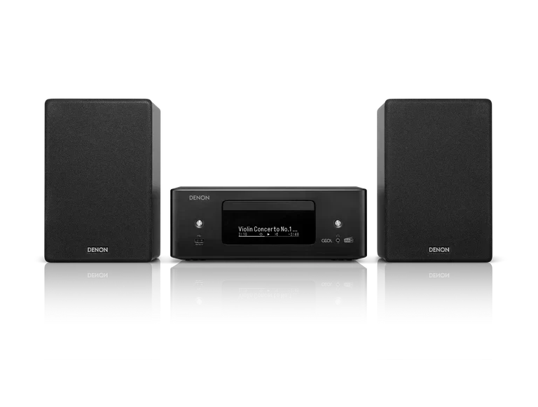 Denon CEOL N12 DAB DAB+ Receiver With SCN10 Speakers Bundle Black