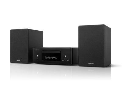Denon CEOL N12 DAB DAB+ Receiver With SCN10 Speakers Bundle Black