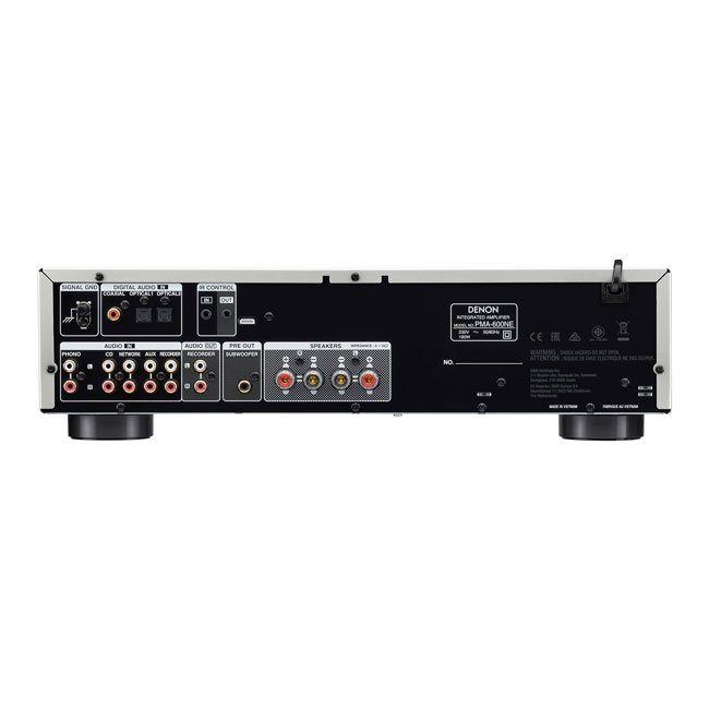Denon PMA600NE Integrated Amplifier with 70W per Channel and Bluetooth Silver